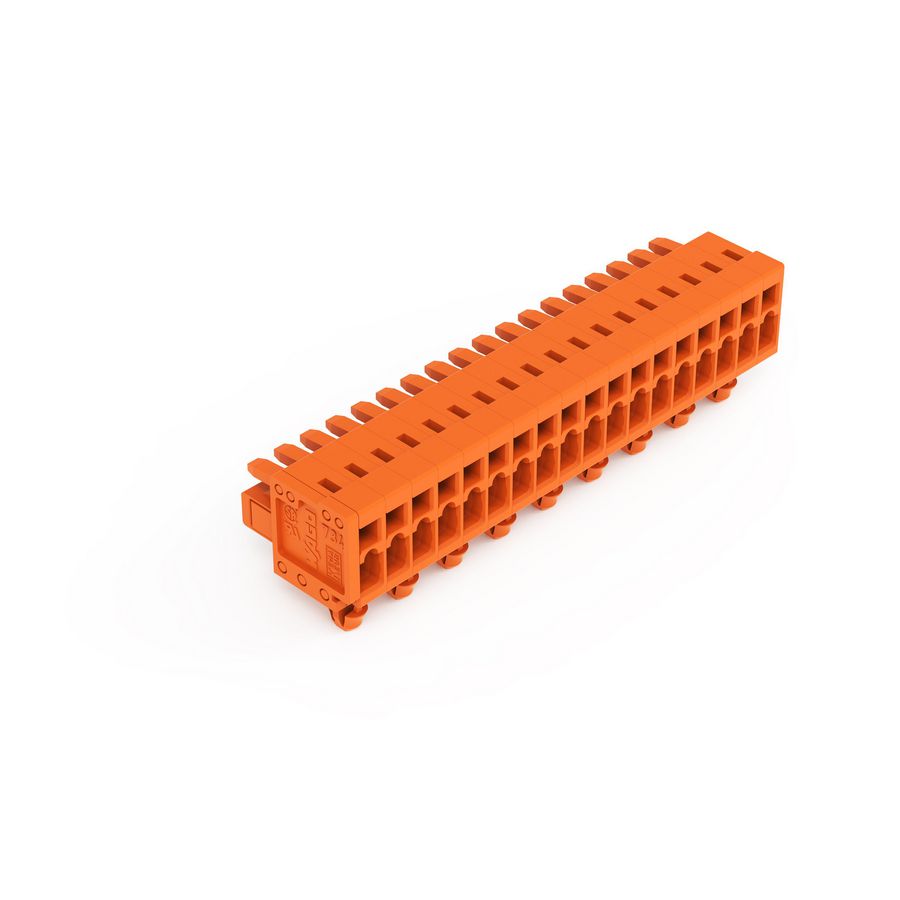 1-draads FE steker 1,5mm² oranje 734-218/008-000 VVE=25