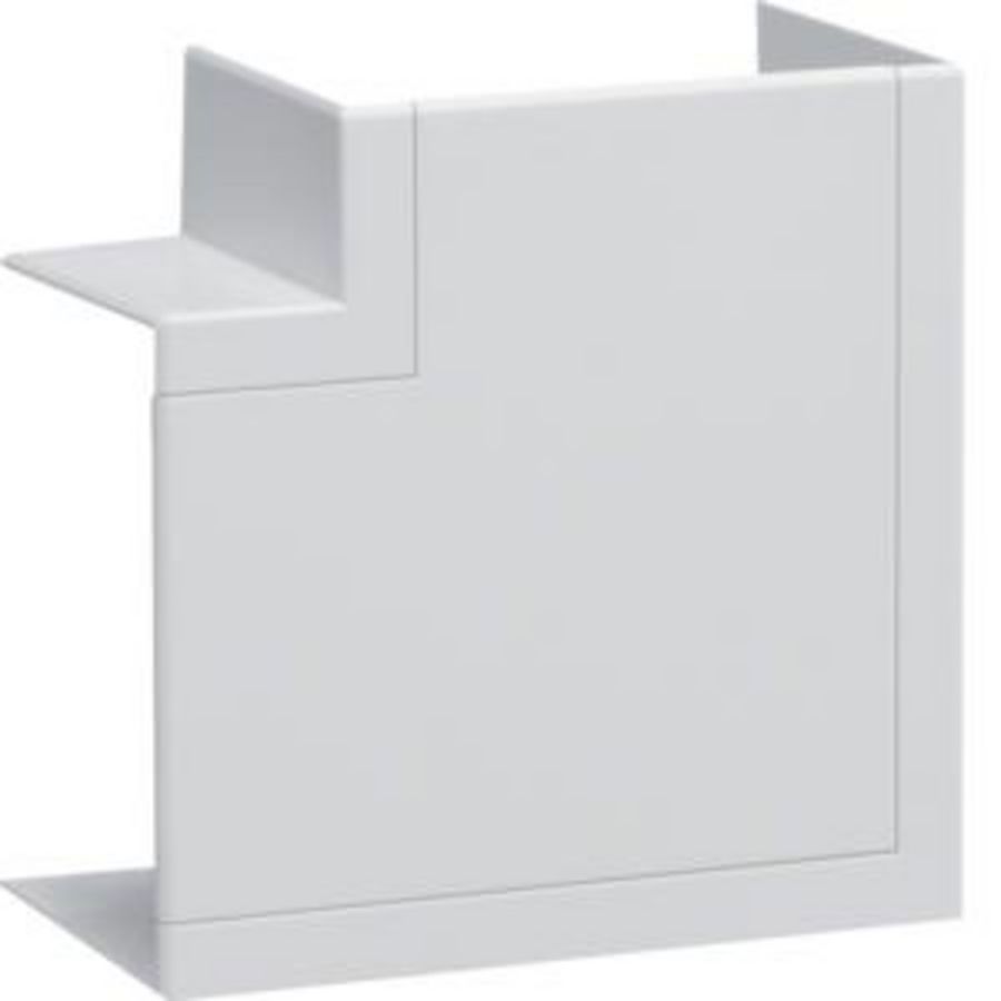 Vlakke hoek BR65 65x100mm halogeenvrij verkeerswit