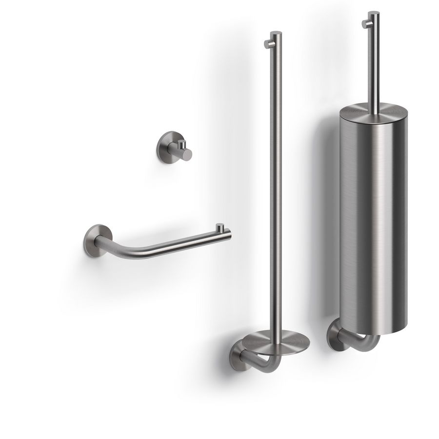 Toilet accessoireset RVS geborsteld