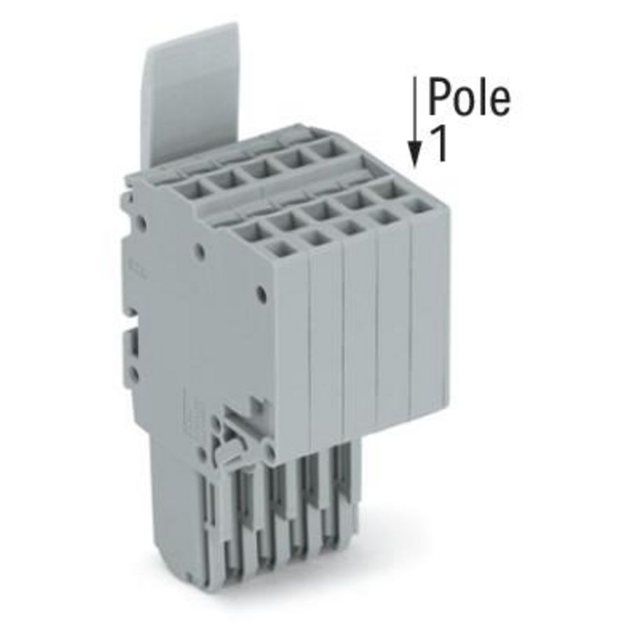 2-draads FE steker 1,5 mm² grijs 2020-205/124-000 VVE=50