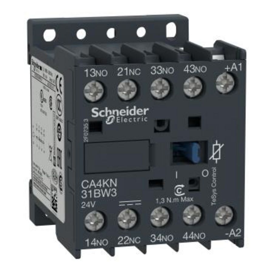 Hulpcontactor 3M+1V <=690V Stuurspanning 24V DC Schro K