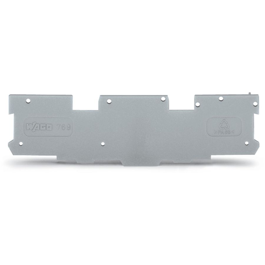 Afsluit-/tussenplaat 1,1mm dik grijs VVE=25