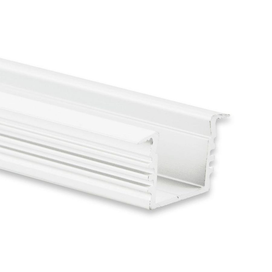 LED profiel PL3 L=2mtr. hoog/vleugel wit RAL9010