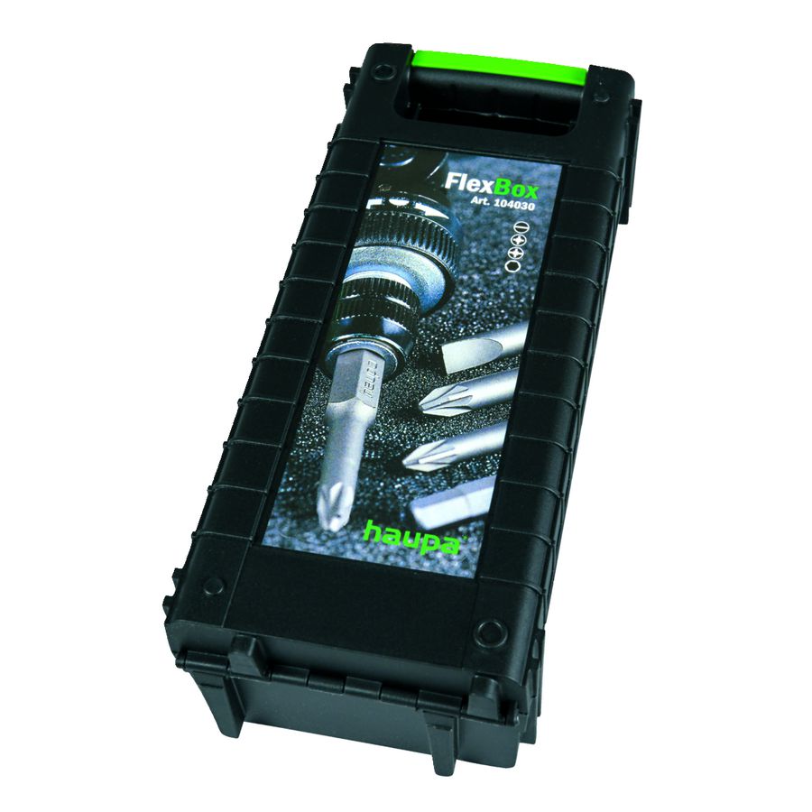 Ratelschroevendraaierset 9 delig 50mm bits FlexBox