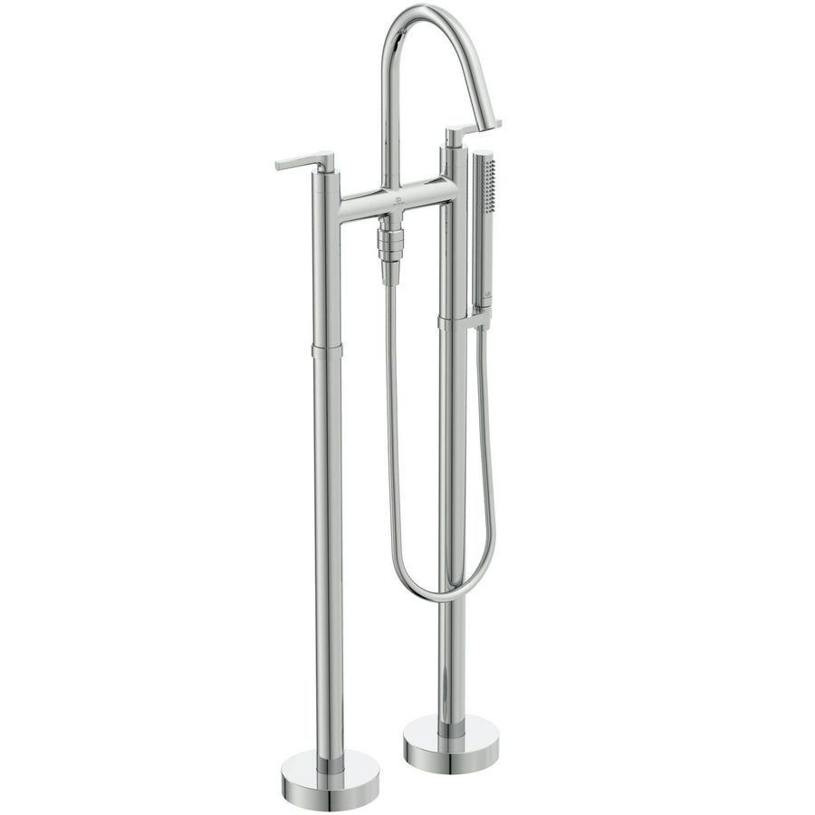 vrijstaande badmengkraan 2-greeps hendelgrepen opb.d chroom B