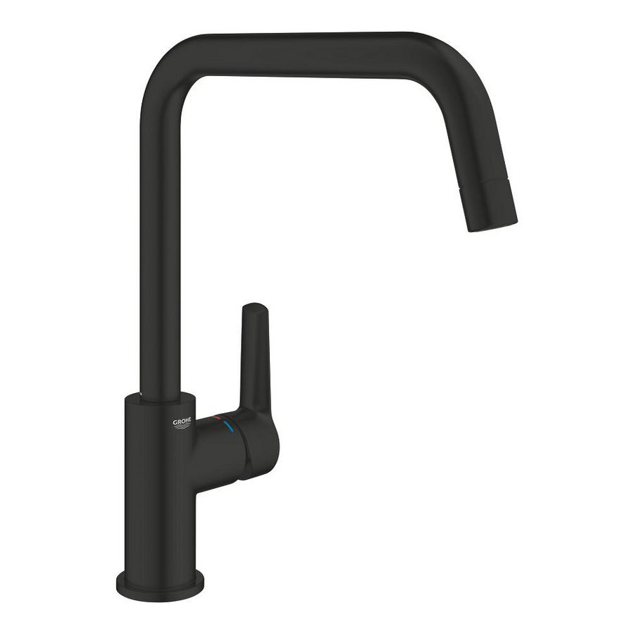 Start Keukenmengkraan Hoge Uitloop Matte Black