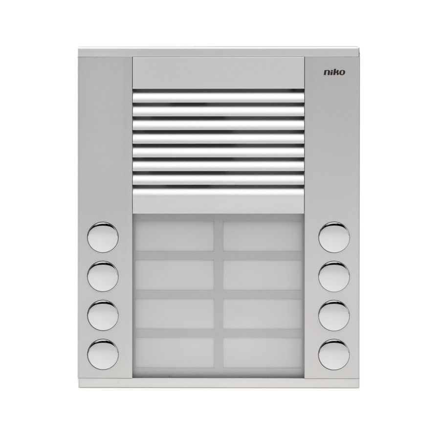 Opbouwbuitenpost 20mm met 8 bellen in 2 rijen