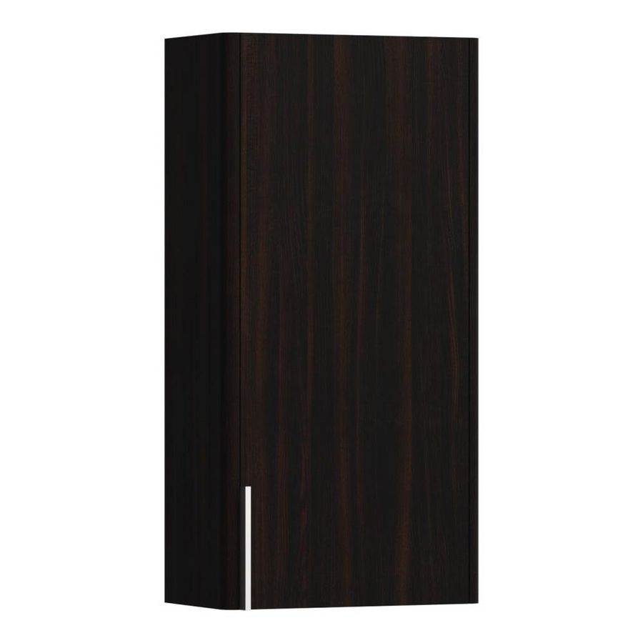 Halfh. kast 700x350mm zijk. afger. scharnierz. r donker iep