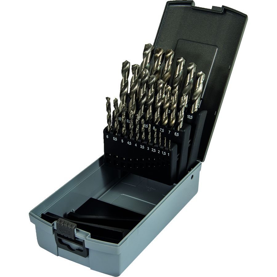 Gereedschapset HSS geslepen 1-13mm