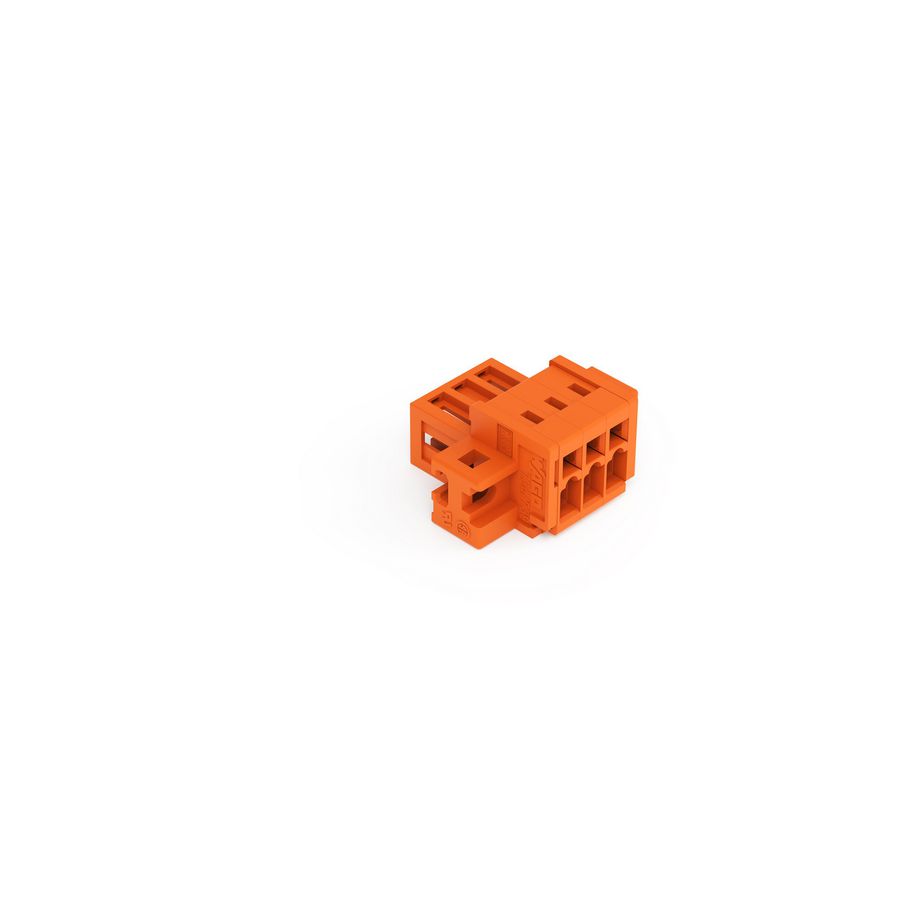 1-draads male steker 1,5mm² oranje 734-333/019-000 VVE=100