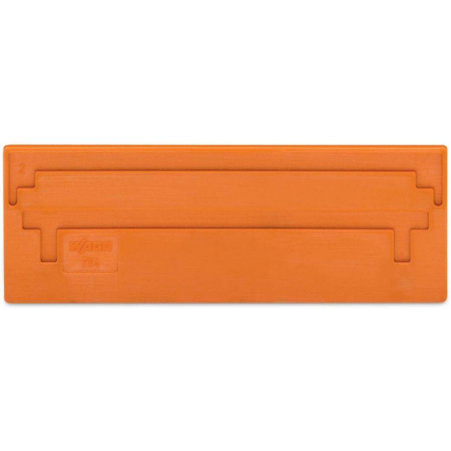 Scheidingswand 2mm oranje 284-340 VVE=25