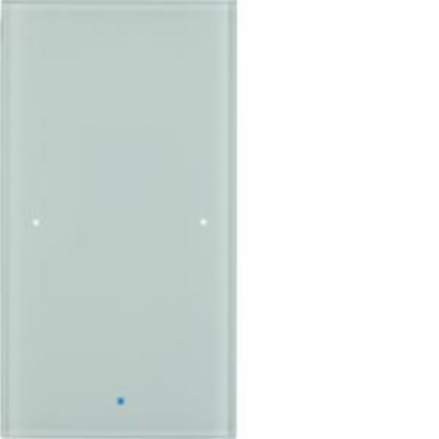 Tastsensor KNX-touch 1-v berker TS Sensor glas polarwit