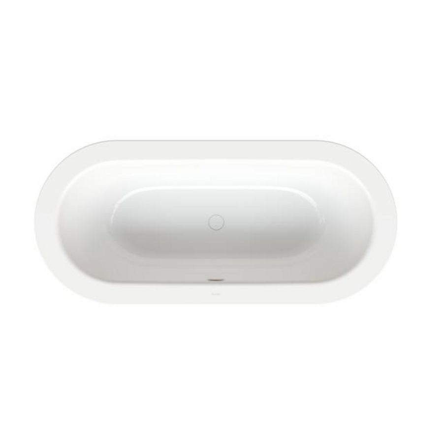 Bad BetteStarlet Oval 1650x750mm wit 1 greepboring