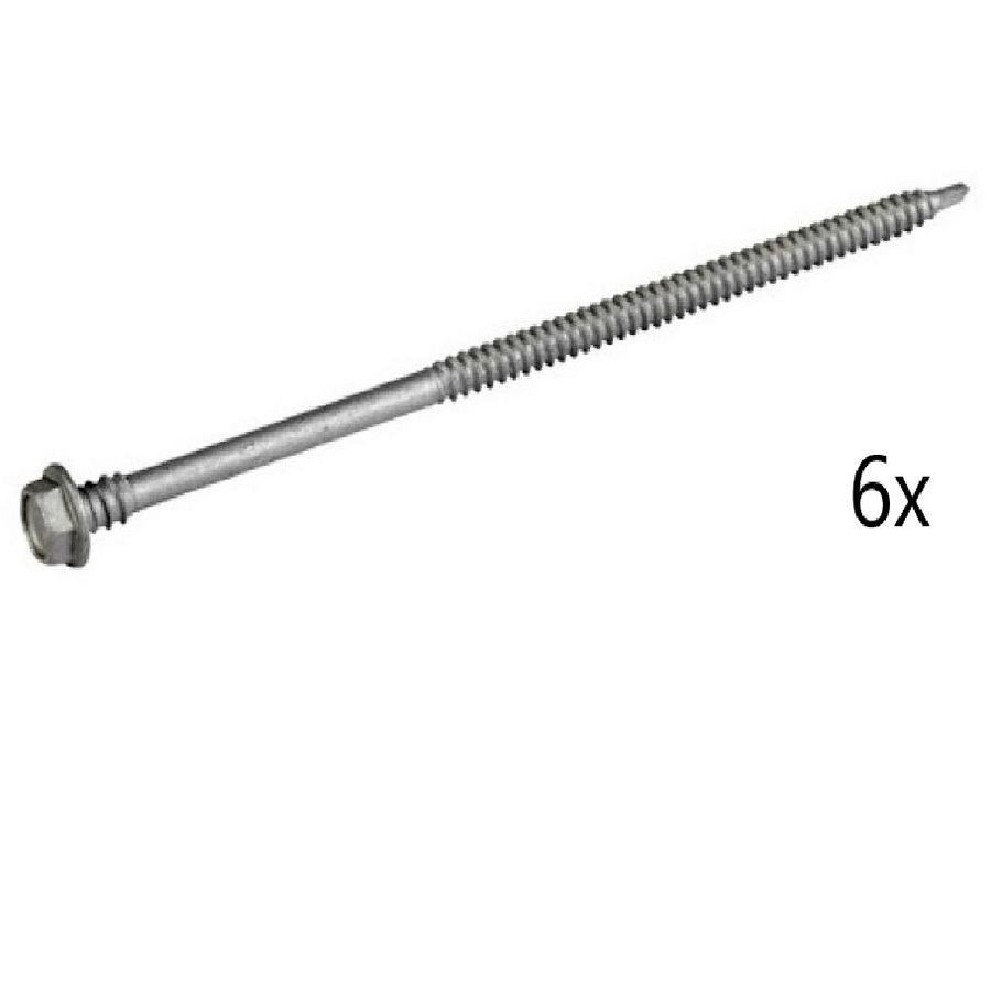Set a 6 dakschroeven 4,8x140mm