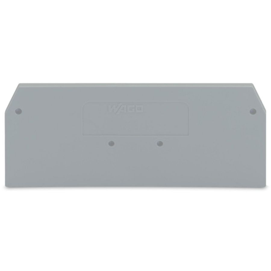 Afsluit-+tussenplaat 2,5mm grijs 281-324 VVE=25