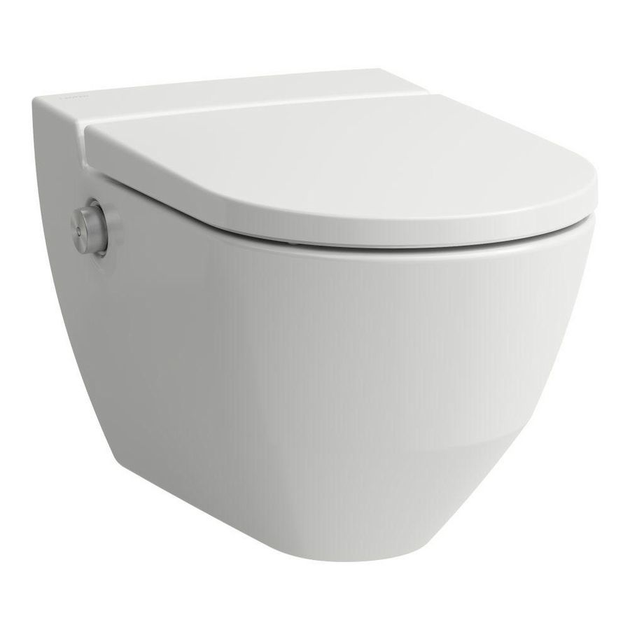 CLEANET NAVIA douche-wc wandcloset 58cm randloos wit LCC incl. softclose zitting QR