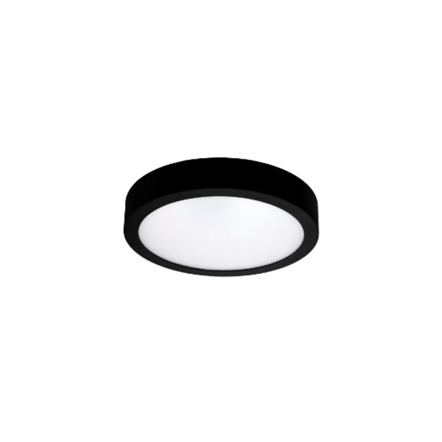 Moon CCT rond Ø180mm-14W-1300 Lumen-zwart-opbouw -IP54