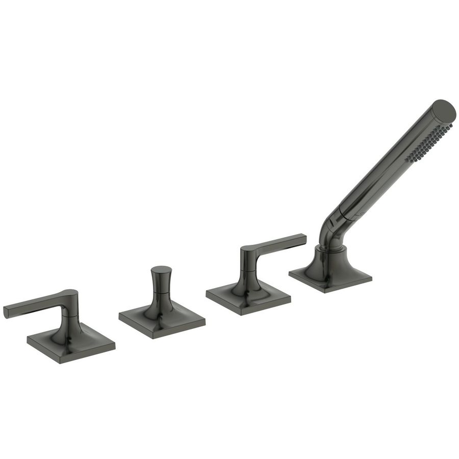 badmengkraan 4-gats 2gr badrand hendelgr z.uitloop magnetic grey (grijs) BD