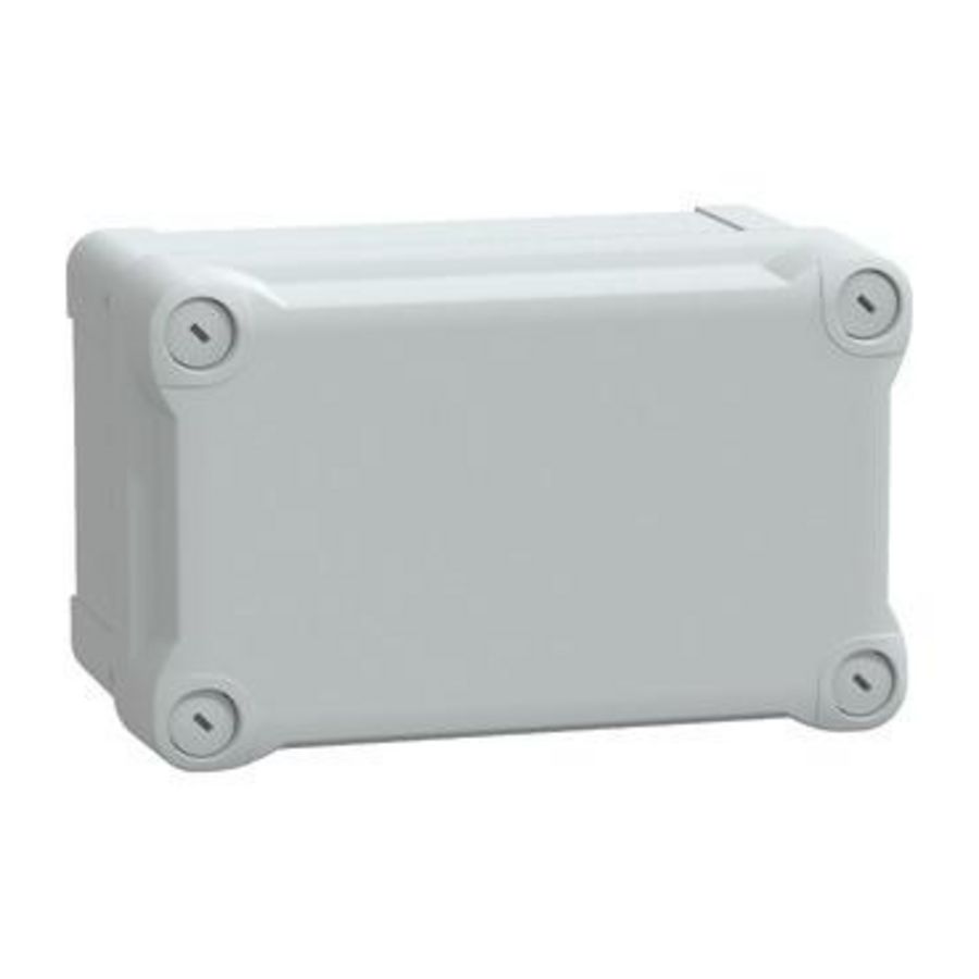 PC kast Int 175x105x100mm Ext 192x121x105mm VVE=2