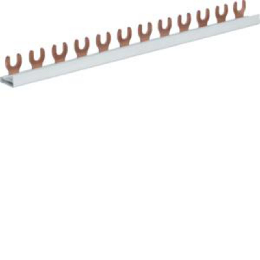 Aansluitrail vork 1P 10mm² 12 modulen