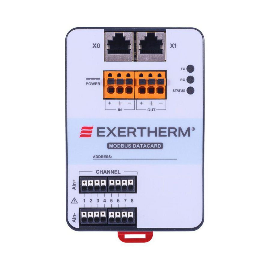 Modbus-datacard 8-kanaals EM-sensoringang RS485 Modbus RTU-u