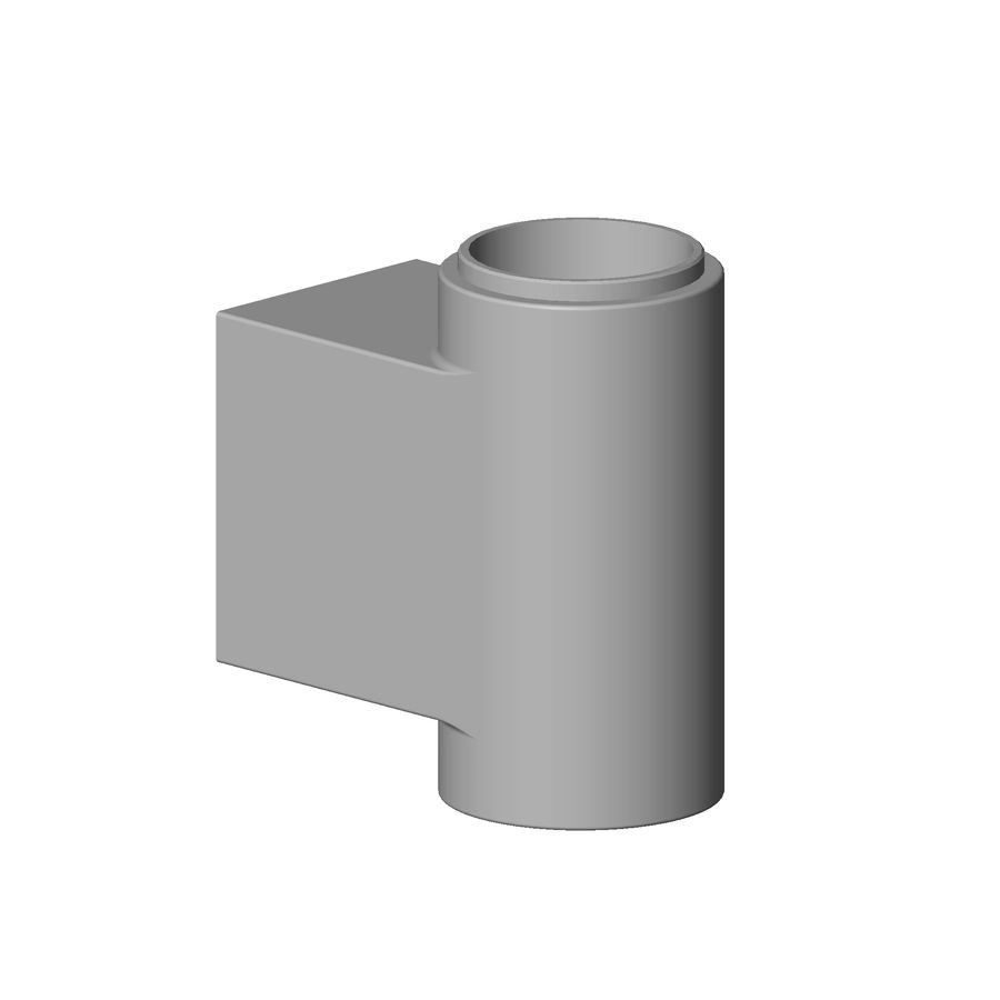 Aansluiting 31,5X62X57mm-BG
