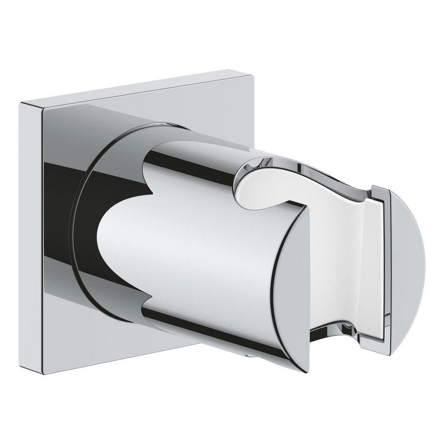 Rainshower handdouchehouder chroom vast incl. vierkant rozet