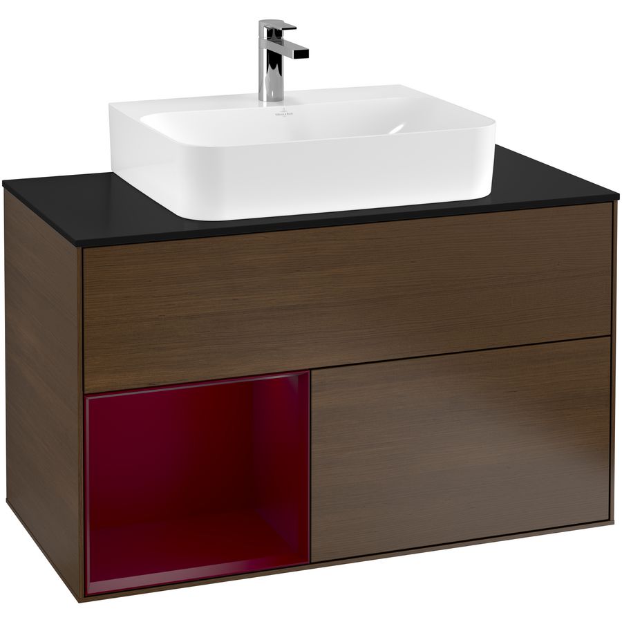Wastafelonderkast Finion 1000x603x501mm W.Veneer F112HBGN