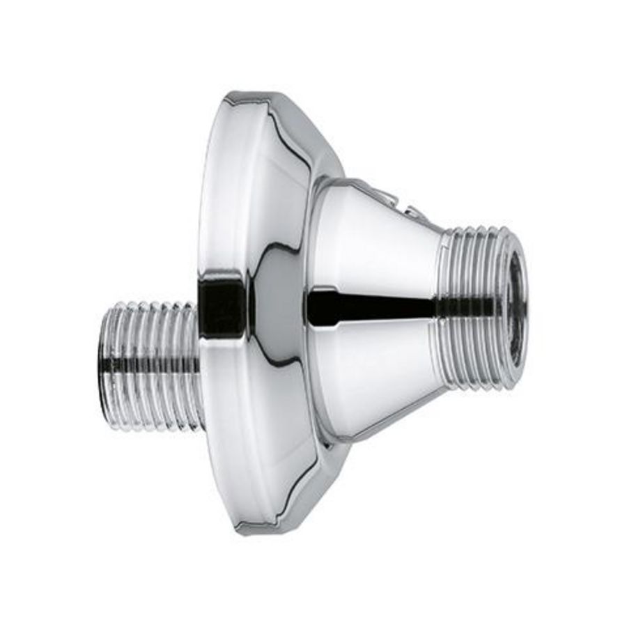 Afsluitbare s-koppeling p/stuk chroom Kludi