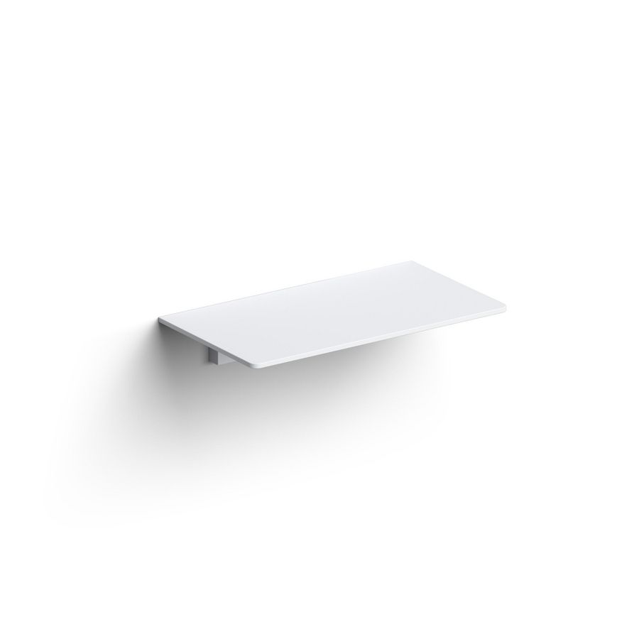 Sjokker telefoon/douche planchet wandmodel mat wit poederc incl. bevestiging