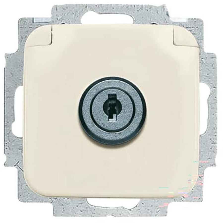 Wcd ra Centraalplaat kd + slot inb SI creme (20 EUKSL-212)