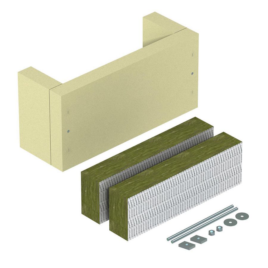 Trekontlasting voor verticale kabelinstallat. 540x220x160