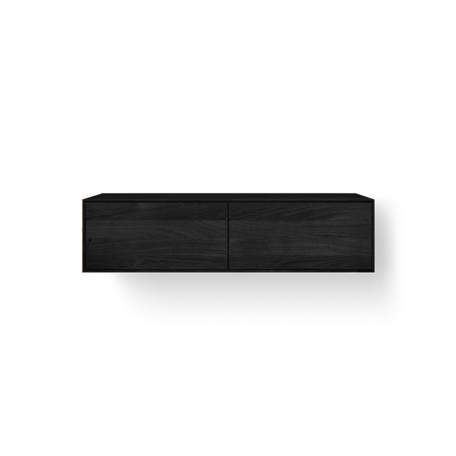Badmeubel FACET 120cm 2x la eiken black