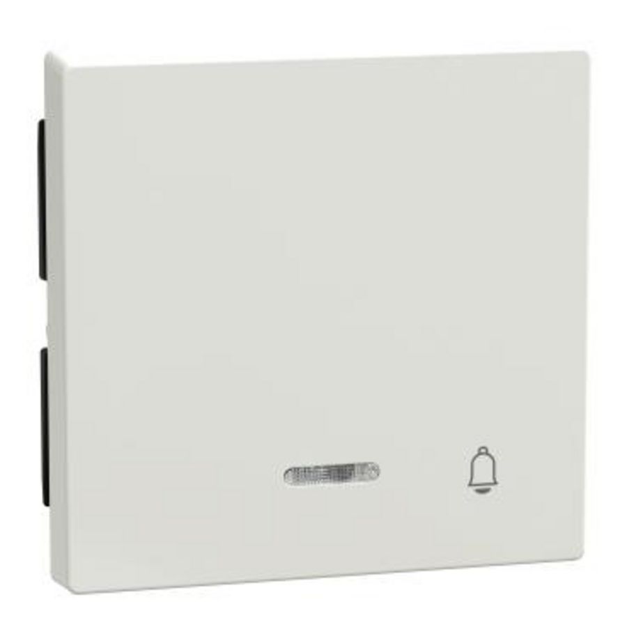 Rocker with indicator window and Bell polar white glossy Sys