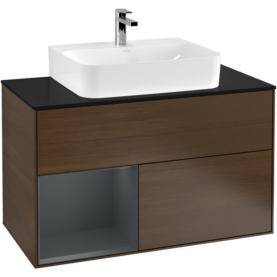 Wastafelonderkast Finion 1000x603x501mm W.Veneer F112HGGN