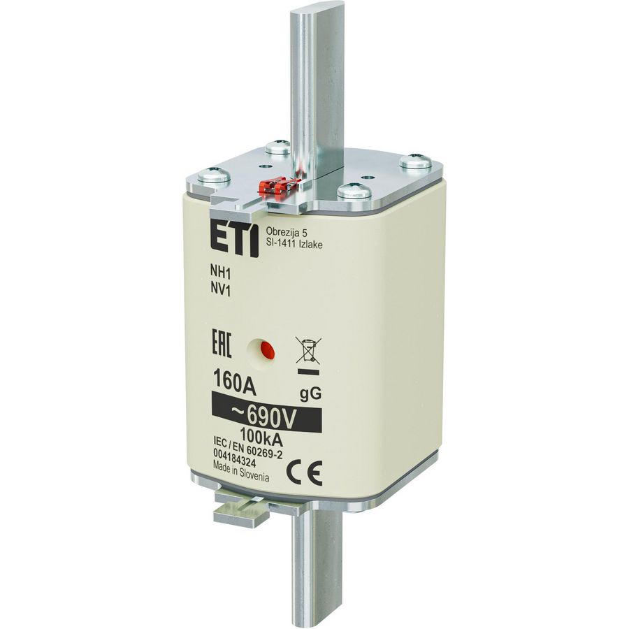 Zekering 690V 160A NH1 gG VVE=3
