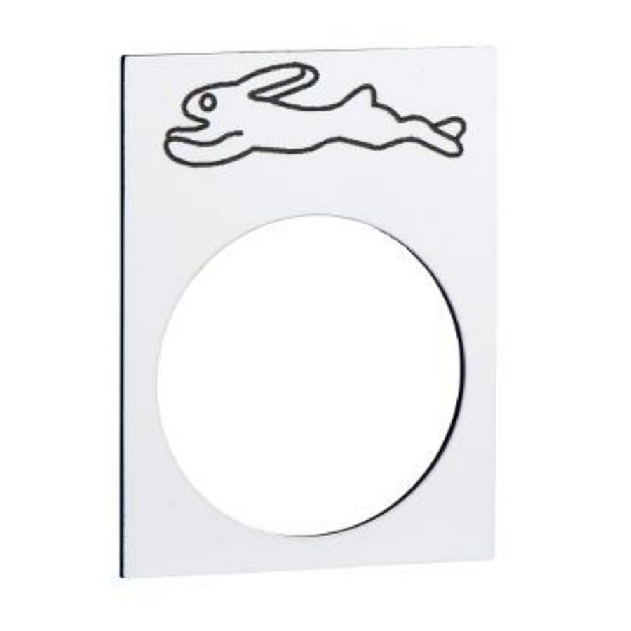 Etiket 30x40mm Met symbool Wit Harmony XAC