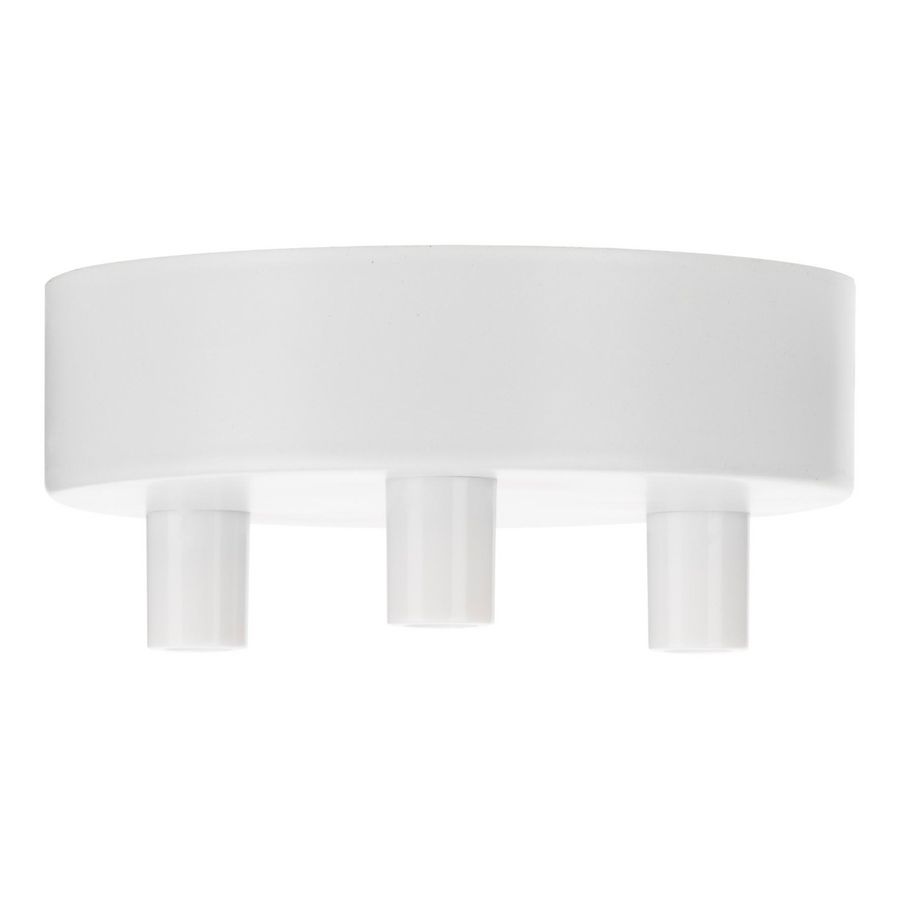 Plafondkap metaal Multi-Cord 3 wit