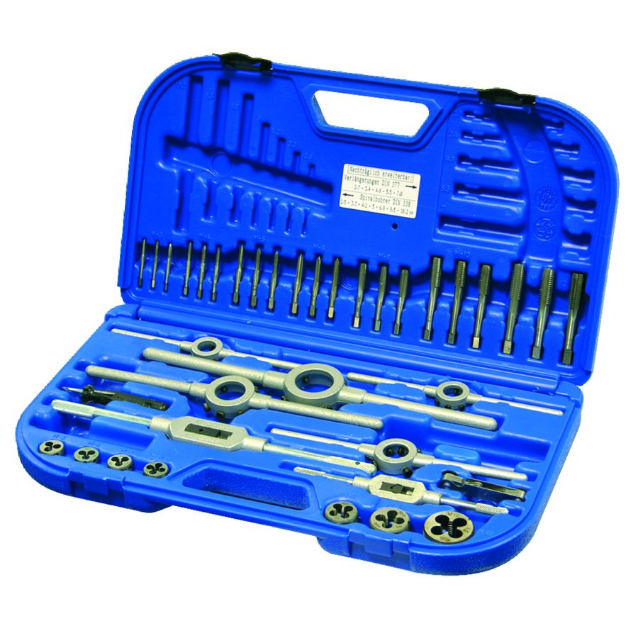 Gereedschapset HSS tappen en snijplaten 231280