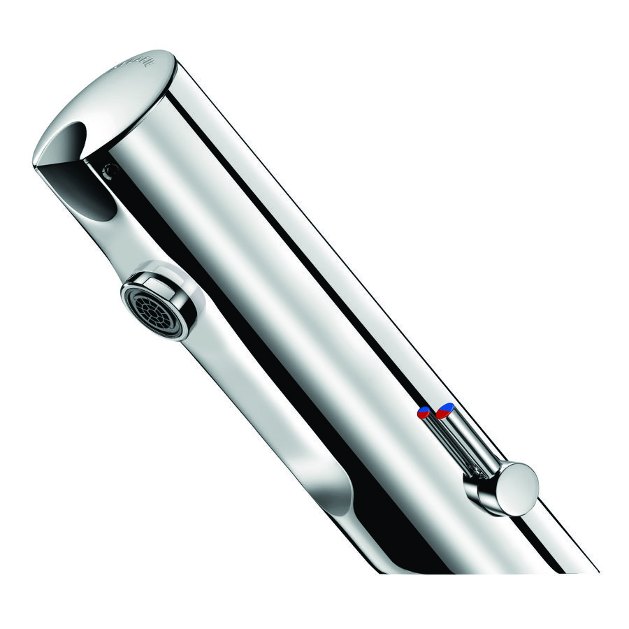 Wastafelmengkraan F3/8" aansl stopcontact+stopkraan 490001