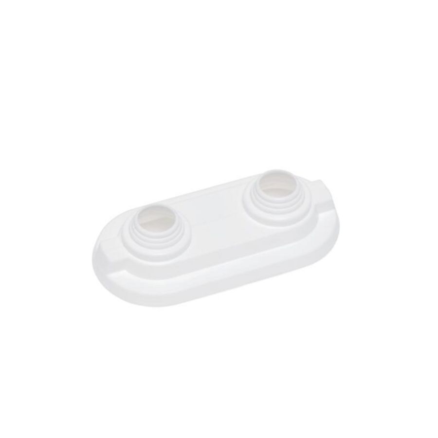 Dubbelrozet 15mm HOH 50mm VVE=25