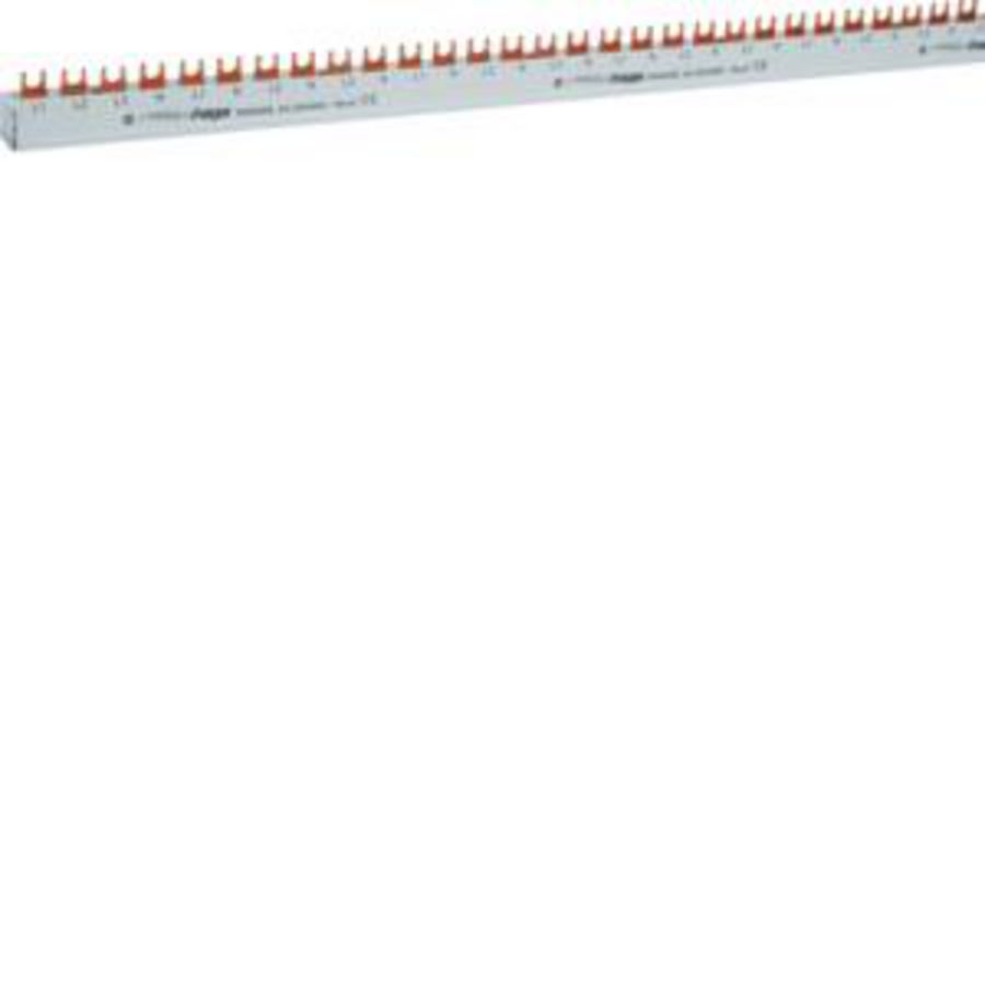 Aansluitrail vork 3-polig+N 16mm² 56 modulen
