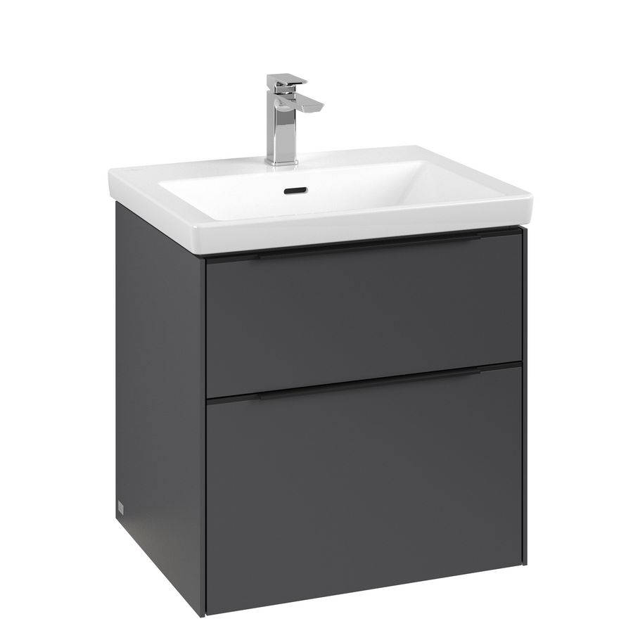 Wastafelonderkast Subway 3.0 572x576x478mm Graphite C578L1VR