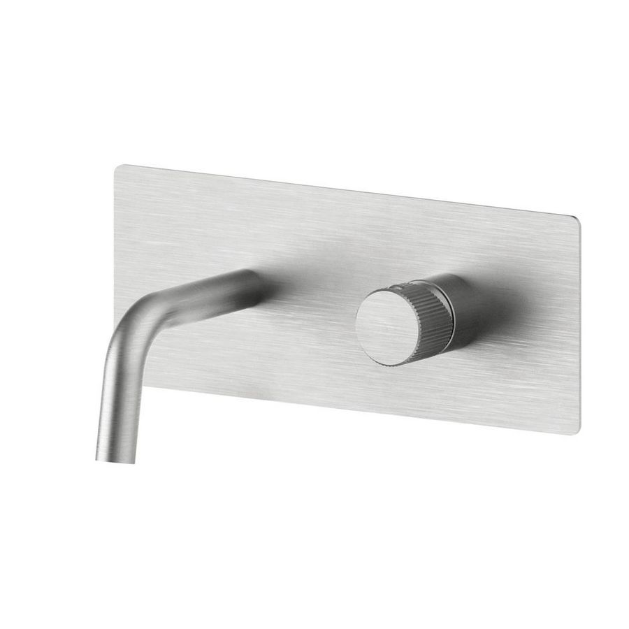 JO kit muurmengkraan wastafel inbouw uitloop 123mm JO104ST