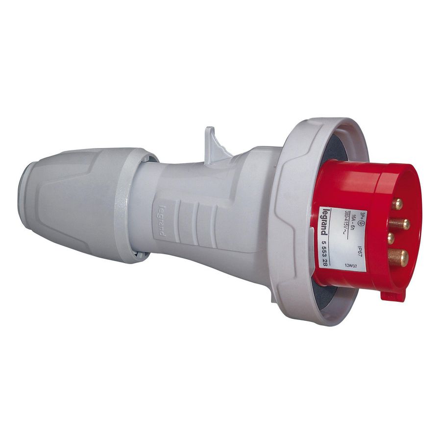 Stekker recht 400V 16A 4-polig IP67 P17 Tempra Pro