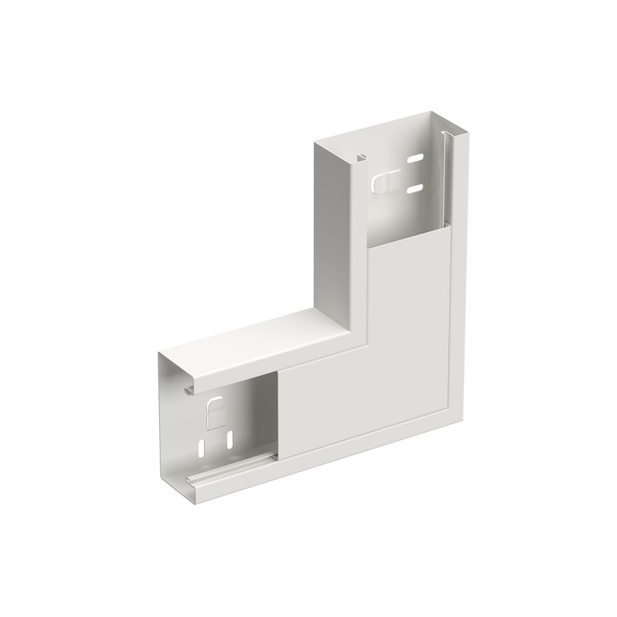 Verticaal hoekstuk wandgoot +D LSU-110/52 WGX signaalwit RAL9003