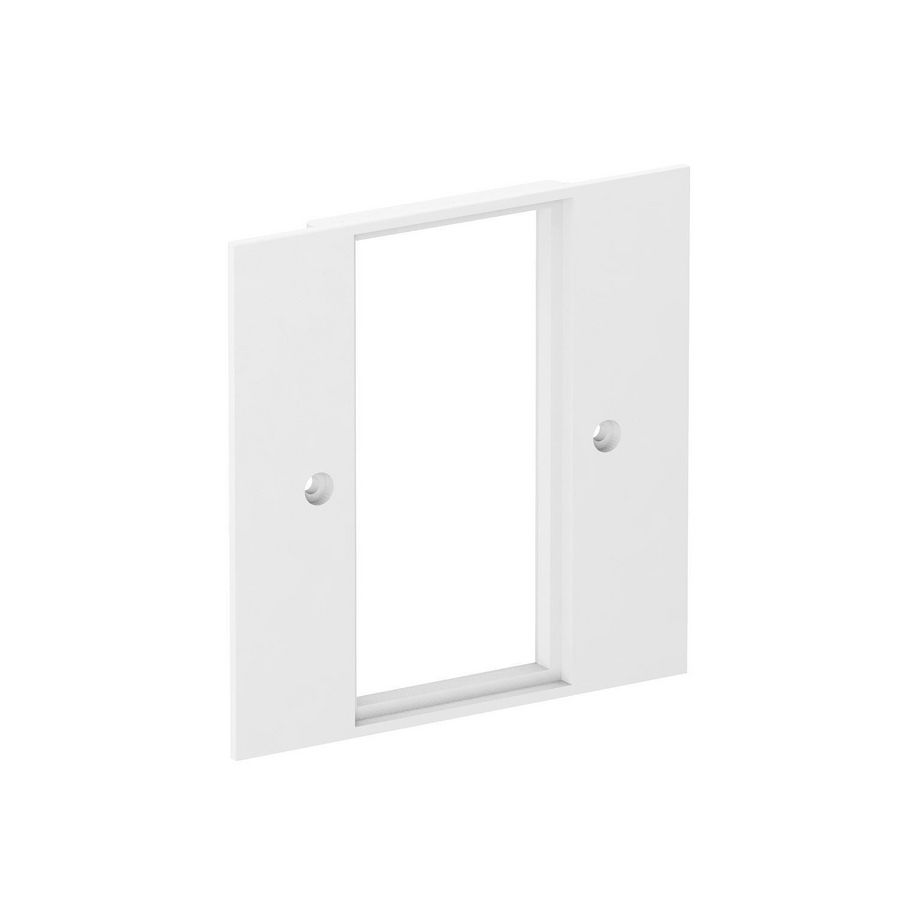 Afdekplaat 2-voudig Module 45 95x95mm polyamid puur wit
