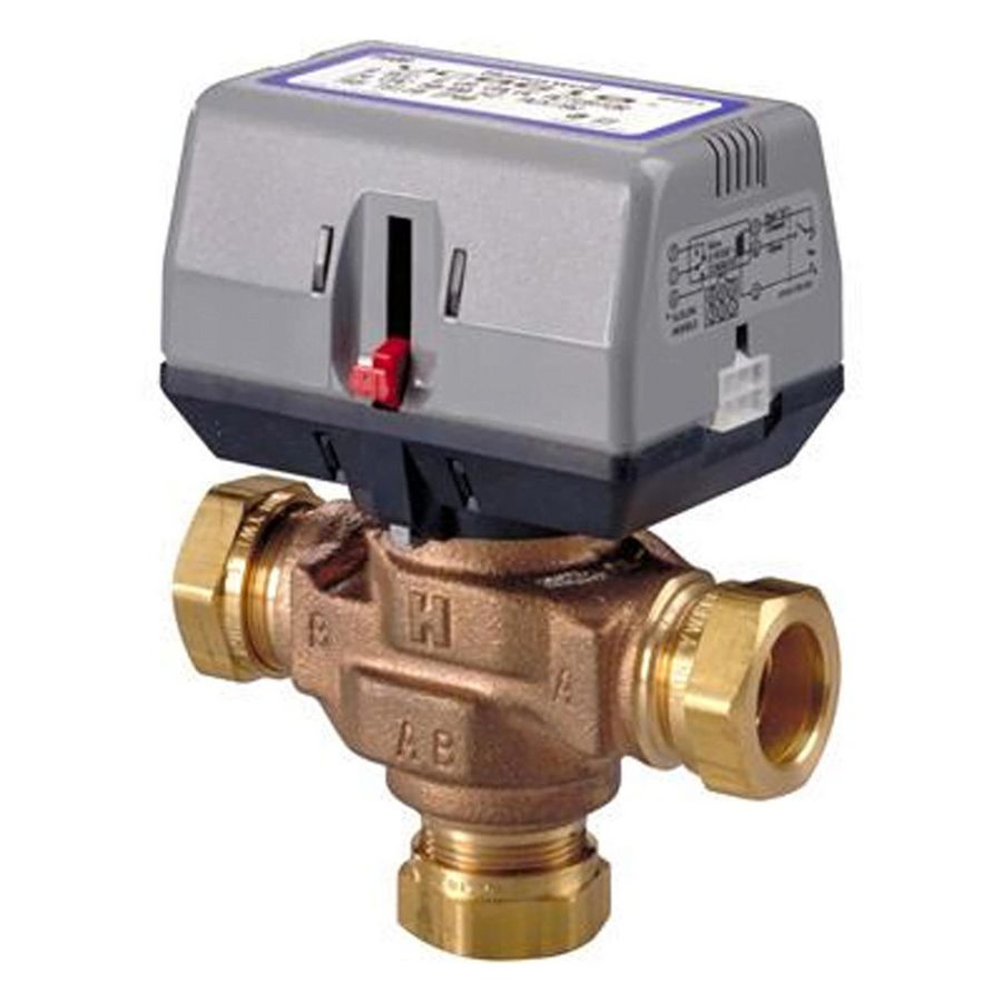 Gemotoriseerde 3-wegklep 1" 24v VC8010MP6004