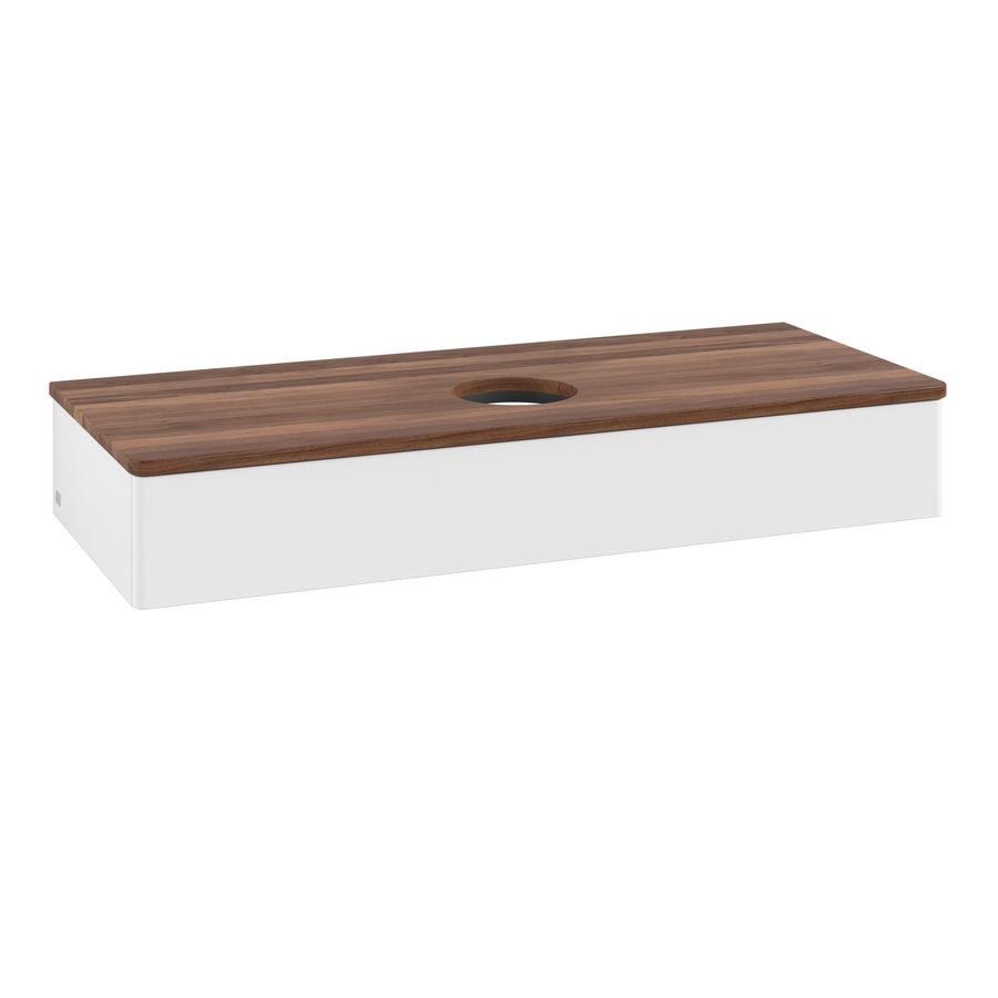 Wastafelonderkast Antao 1200x190x500mm White Matt Lacquer K10012MT