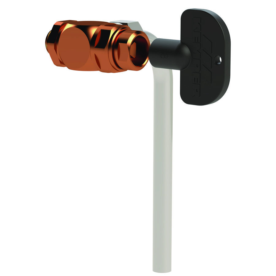 Monsternamekraan van brons DN8 tbv DN15-50 1870000600